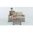 Carolle Outdoor Wicker L-shaped Patio Sectional Sofa With Cushions, 2-piece Corner Seating Set-1453045827