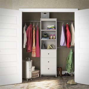 Andover Mills™ Geren 21'' - 36'' Closet System & Reviews | Wayfair