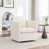 White Boucle Fabric
