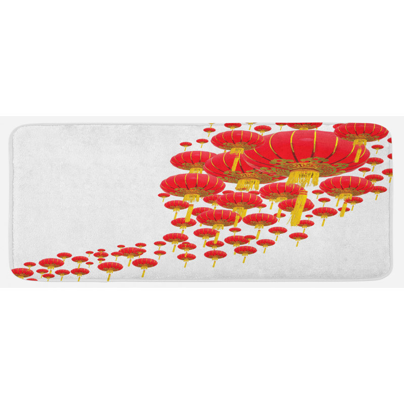 Eclectic Polyester Kitchen Mat