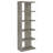 Weathered Grey 5-Shelf Bookcase