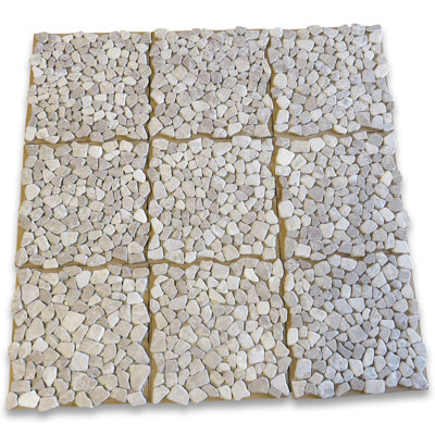 Carreau de mosaïque 12 po x 12 po Emperador