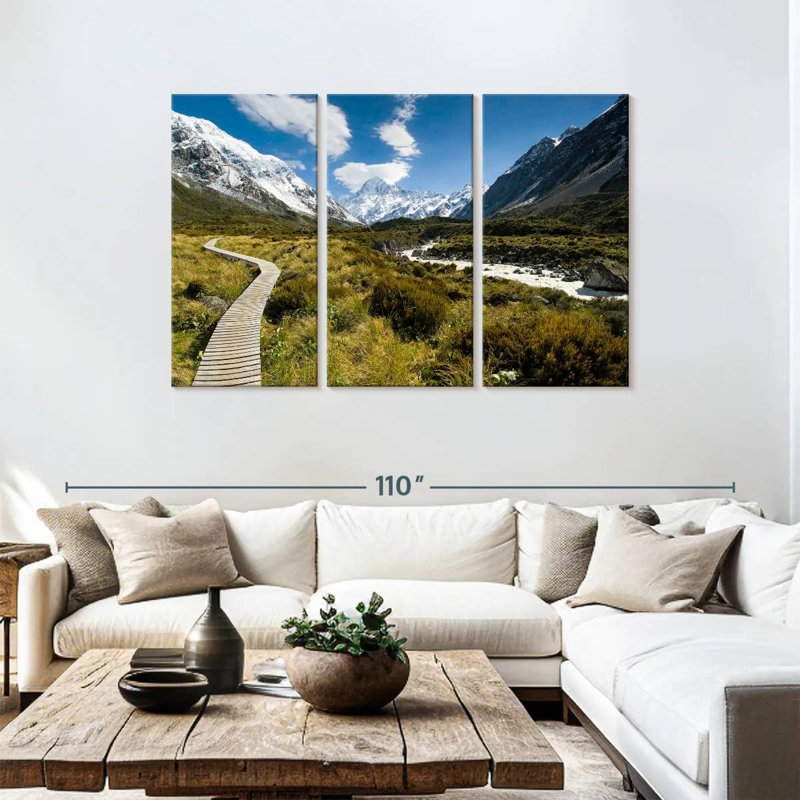 Hooker Valley Trail, 48" H x 74" W