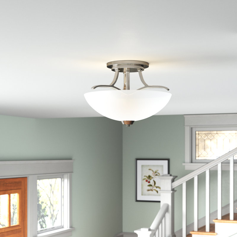 Raborn Glass Semi Flush Mount