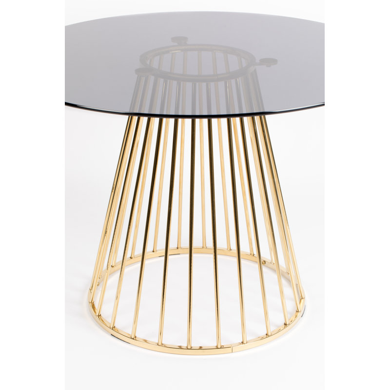 Floris Round Glass Dining Table