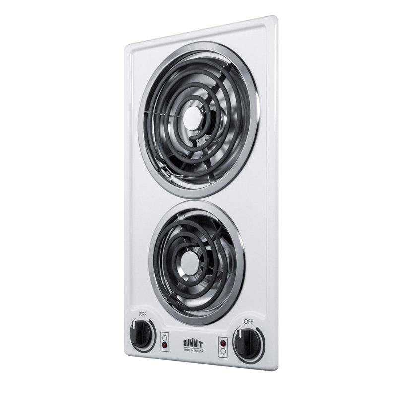 Summit Appliance Electric Cooktop, White