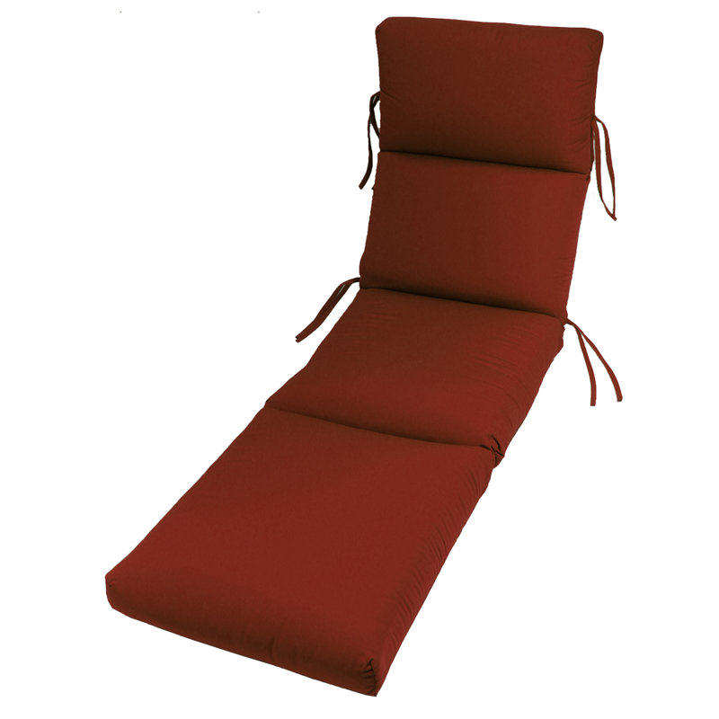 Sunbrella Outdoor 5'' Chaise Lounge Cushion, Terracotta Sunbrella®