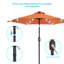 Parasol de marché éclairé 90 po Kanila-1235058432