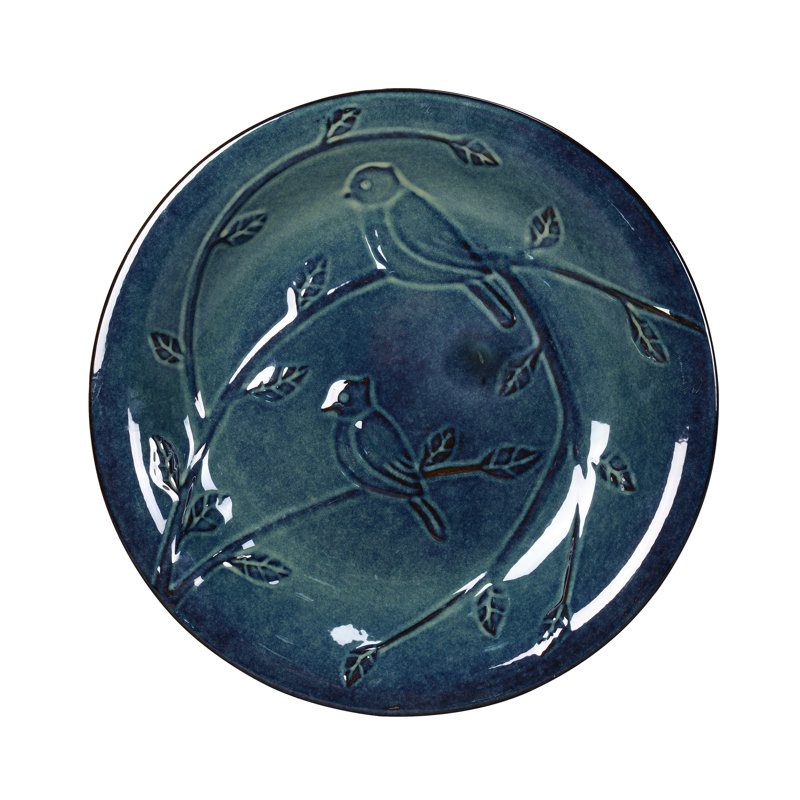 Ceramic / Porcelain Tiered Birdbath