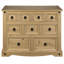 Burrowes Solid Wood 95cm W 9 - Drawer Chest of Drawers
