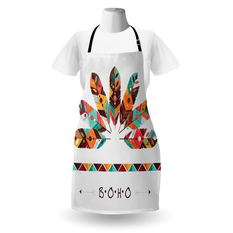No Pattern Bib Apron