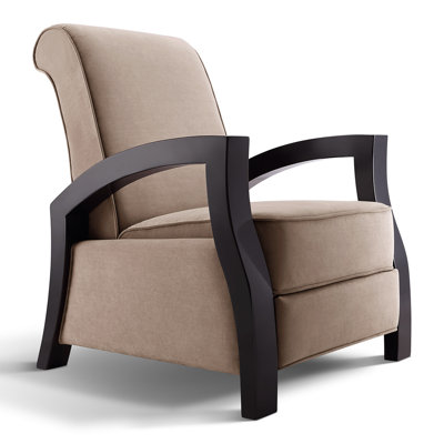 Fauteuil inclinable manuel standard en velours de 28 po de large Kuta