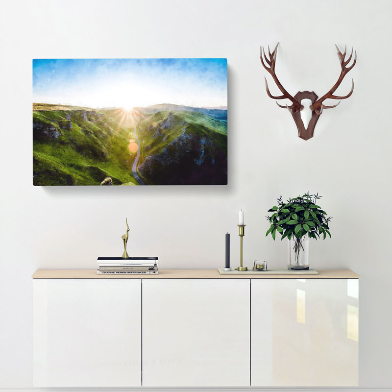 Winnats Pass Hope Valley - Wrapped Canvas, 40cm H x 60cm W x 3cm D