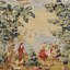 Provence Washed Linen Gold Yellow Victorian Print Shabby Elegance Comforter Set with Pillow Shams-102145160