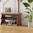 Solid Wood Entryway Bench with Integrated Shoe Rack & Coat Hooks – Angled Side Design-836476757-836476756