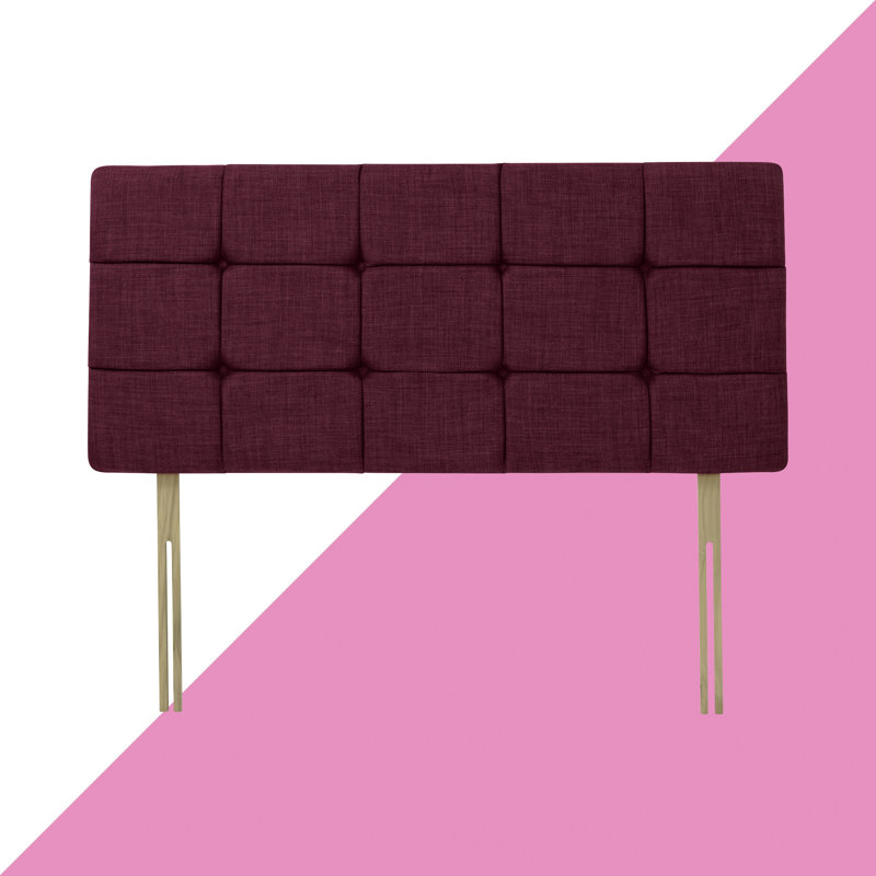 Carrizales Upholstered Headboard, Super King (6'), Plum