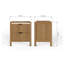 48cm W Manufactured Wood Bedside Table