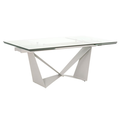 Agnello Extendable Metal Dining Table