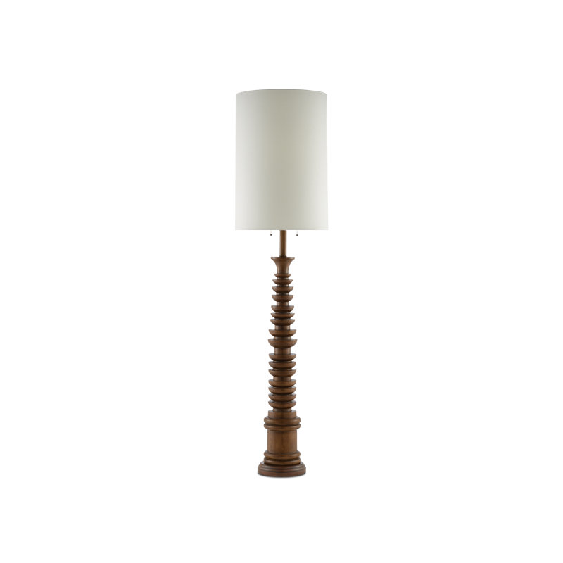 Phyllis Morris 80'' Natural Traditional Floor Lamp