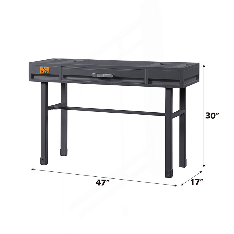 Cargo Vanity Desk, Gunmetal