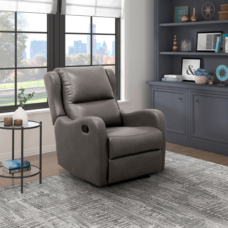 Fauteuil inclinable en similicuir rembourré 1pc