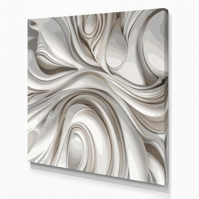 Art mural sur toile Biomorphic Abstraction 80