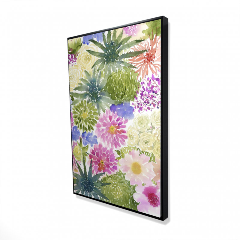 «Bundle Of Exotic Flowers» sur toile