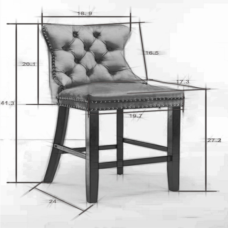 Tabouret Hydle, Beige