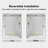 UKS05 66 in. to 72 in. x 76 in. H Frameless Sliding Shower Door in Space Gray with 3/8 in. (10mm) Clear Glass-120905050-121327026
