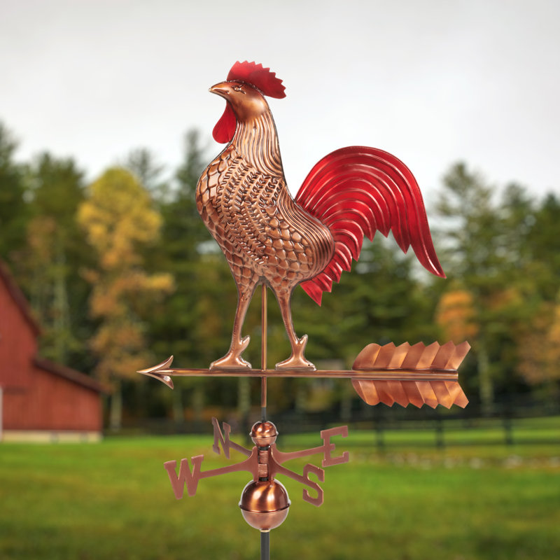 H Metal Animals Weathervane, 46" H x 27" W