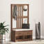 Hall Tree SANDNES 87X40x159.5Cm Solid Wood Pine-1819761807