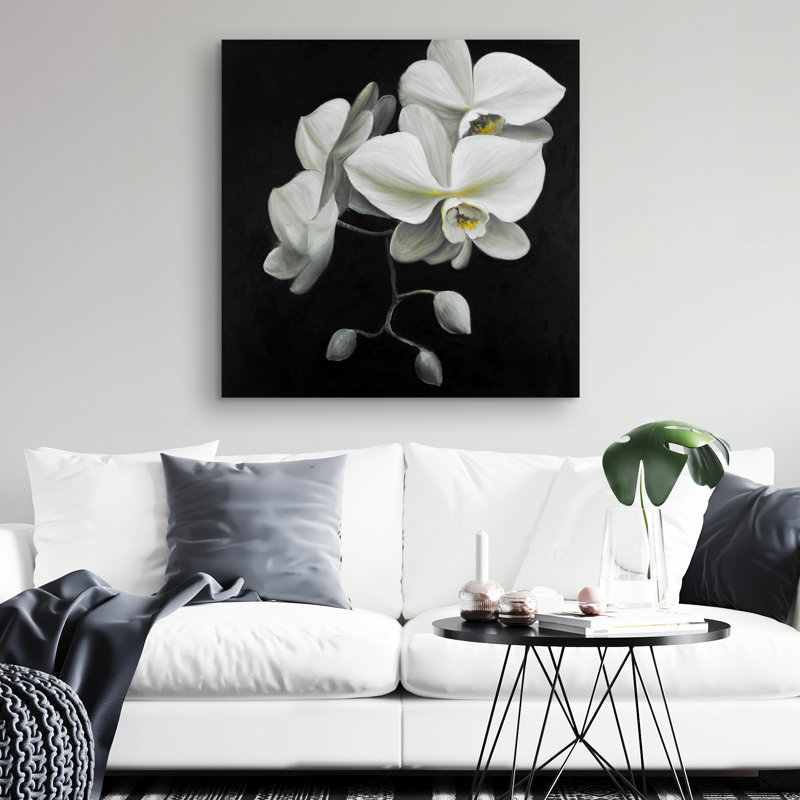 orchids - 32"x32" art on canvas