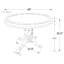 Tabouret de table rond 3-en-1 Conagher