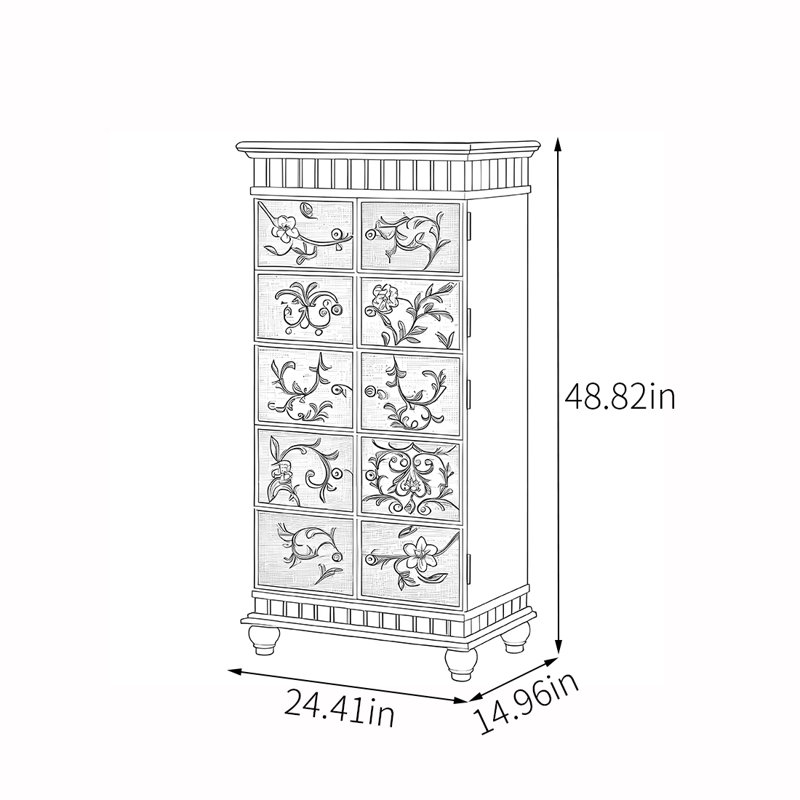 Multi-functional decorative storage accent cabinet