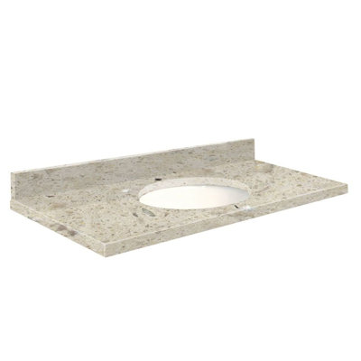 Dessus de salle de bain simple 25 po meuble-lavabo