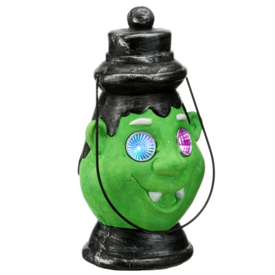 12" Halloween Ghoul Lantern with LED Lights