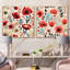 Weishaar - Ensemble de 2 collages carrés floraux-101857086-101857089