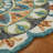 Arla Floral Oriental Hand Tufted Scalloped Wool Area Rug-24827981