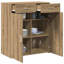 Storage Cabinet 80X42.5X93.5 Cm Engineered Wood-2133350879