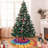 Abstract Polyester Blend Tree Skirt