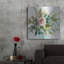 Art mural en métal «Sage And Peach Flowers 2» par Danhui Nai-124845659