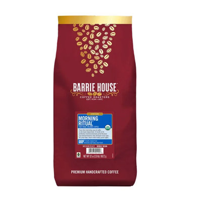 Barrie House Fair Trade Organic Morning Ritual Whole Bean Coffee 2 Lb. WS-999BHWBMRNG