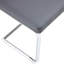 Banc gris en similicuir de 51,5 po pour cuisine, banc et salle à manger