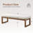 53" Wide Boucle Upholstered Bench-837733239