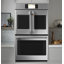 30" Self-Cleaning Convection Smart Electric Double Wall Oven-1962091356