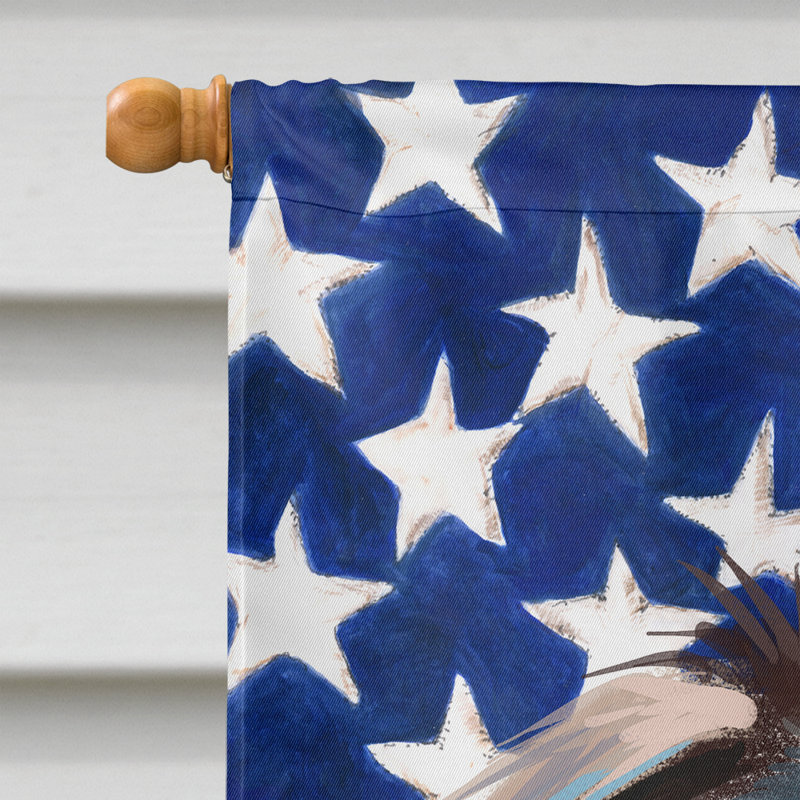 Polyester à 2 côtés 28 x 40 po drapeau maison, Huntaway
