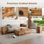Ensemble de 3 tables basses et tables de bout modernes avec table d'appoint cubique et table d'appoint-123102727