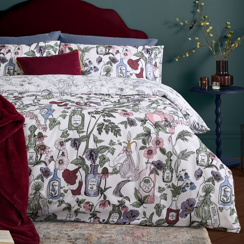 Pick Your Poison Duvet Cover Set, Super King Duvet Cover + 2 Pillowcases