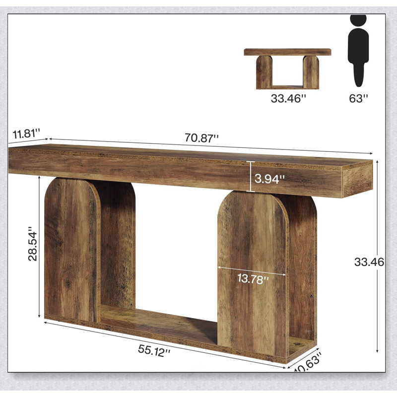 Table de couloir pratique, console, table de canapé