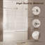 Porte de douche sans cadre l 60 po x H 60 po, verre trempé transparent 1/4 po, film antidéflagrant, poignée en acier inoxydable-114250359